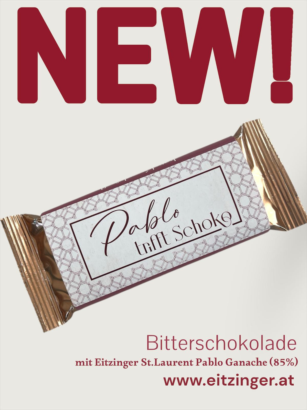 handgeschöpfte Rotweinschokolade Pablo